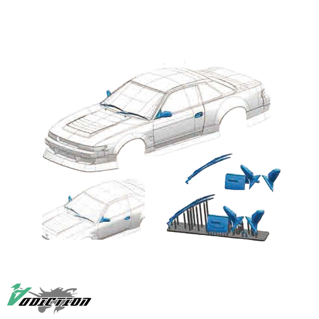 [High Grade] Silvia S13 / 180SX - Real Body Parts Set 1