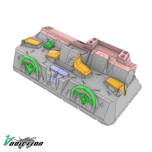 [Real Detail] Toyota (AE86) - Interior Parts Set (with Decals)
