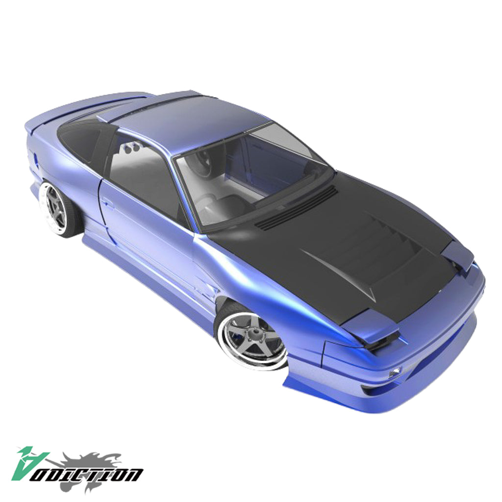[ハイグレード] 日産 180SX D-MAX 1/10 RCボディ