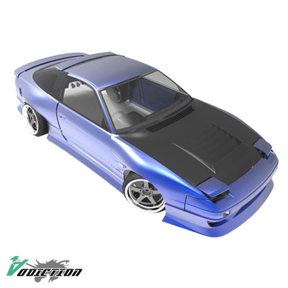 [ハイグレード] 日産 180SX D-MAX 1/10 RCボディ