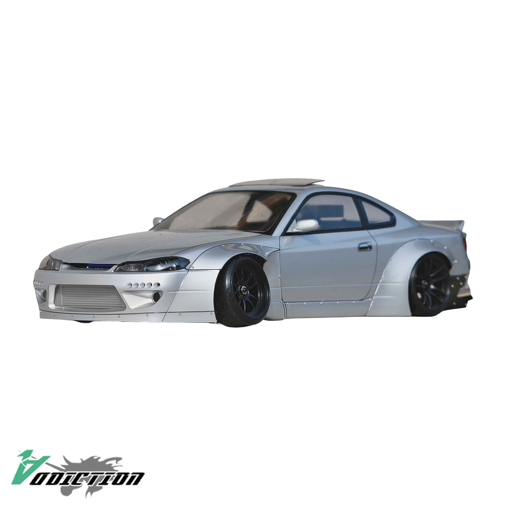 [ハイクオリティ] 日産 シルビア S15 ロケットバニー 1/10 RCボディ