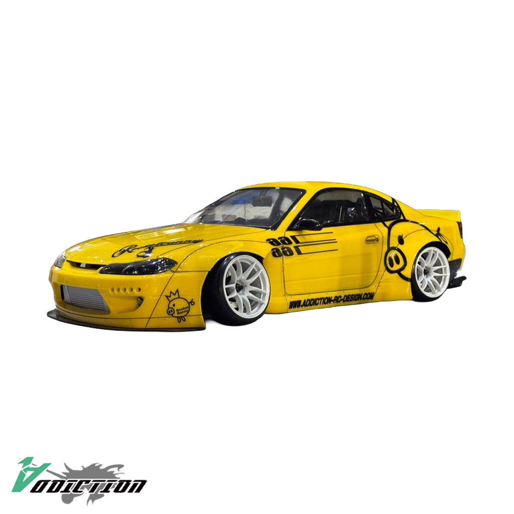 [ハイクオリティ] 日産 シルビア S15 ロケットバニー 1/10 RCボディ