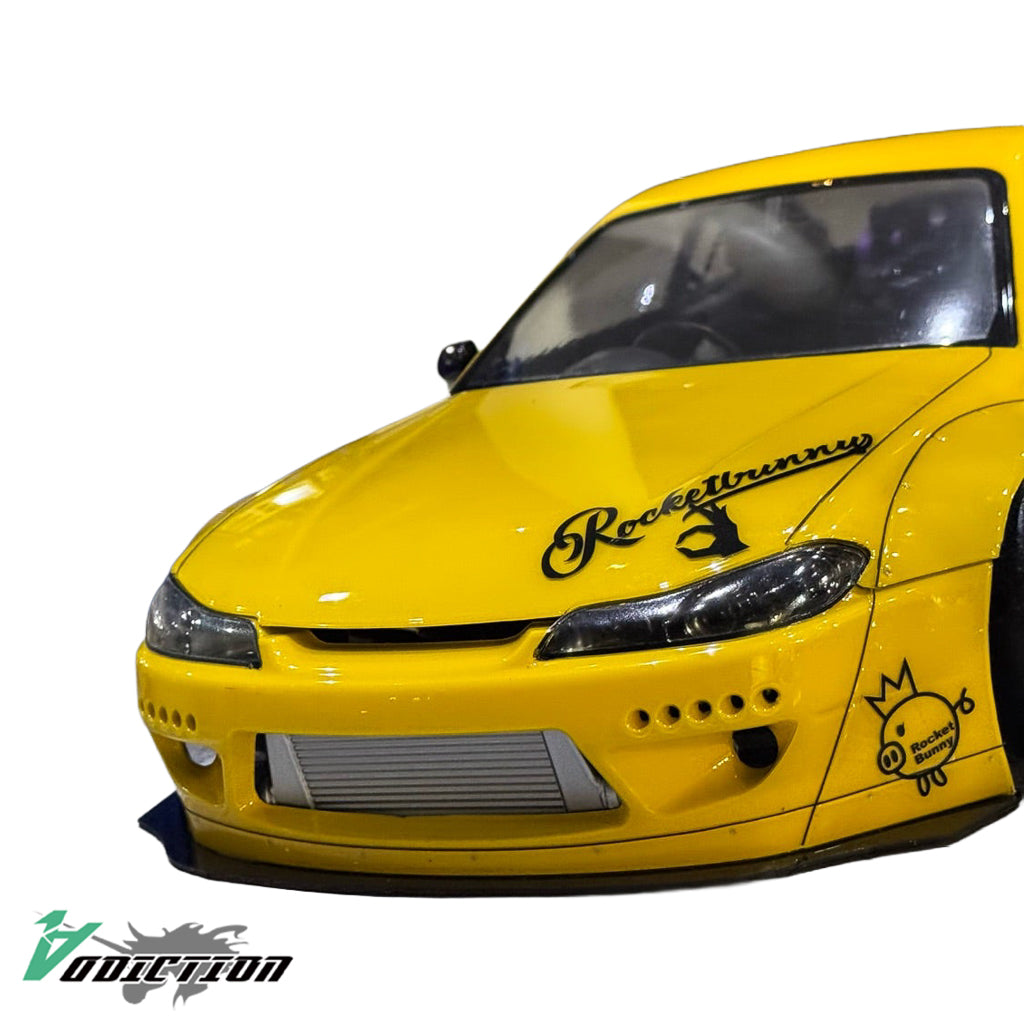 [ハイクオリティ] 日産 シルビア S15 ロケットバニー 1/10 RCボディ
