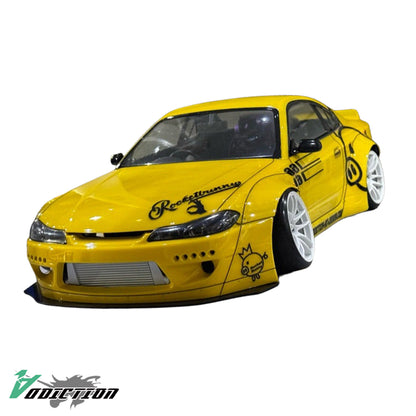 [ハイクオリティ] 日産 シルビア S15 ロケットバニー 1/10 RCボディ