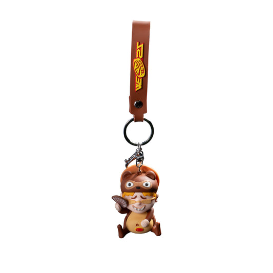 バイ「たぬき」キーホルダー