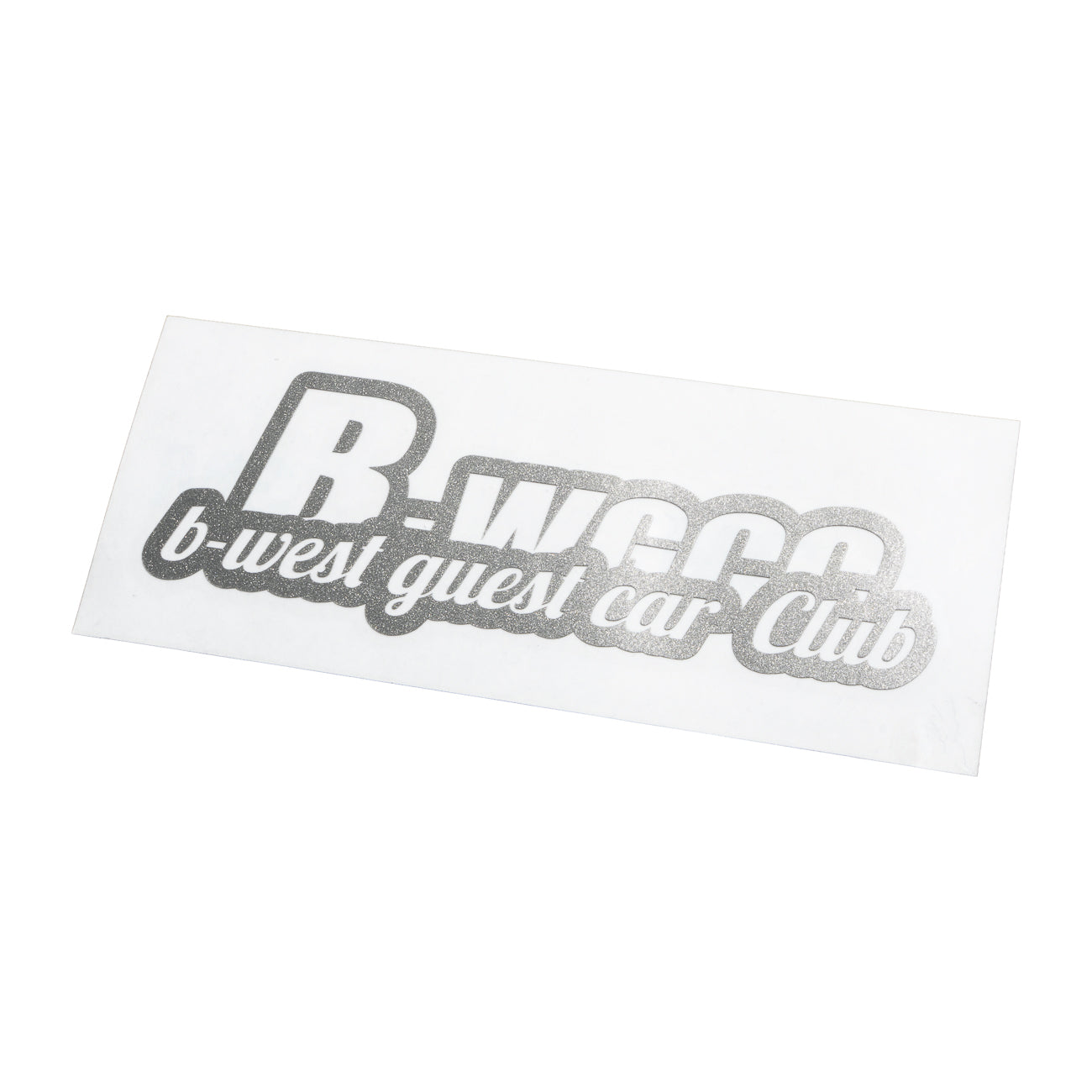 「B-WGCC」B-Westゲストカークラブステッカー