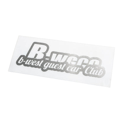 「B-WGCC」B-Westゲストカークラブステッカー