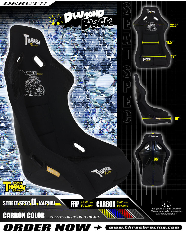 THRASH RACING ストリートスペック アルファレーシング バケットシート – E.K Motors