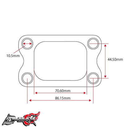 T3 Turbo Flange Metal Gasket