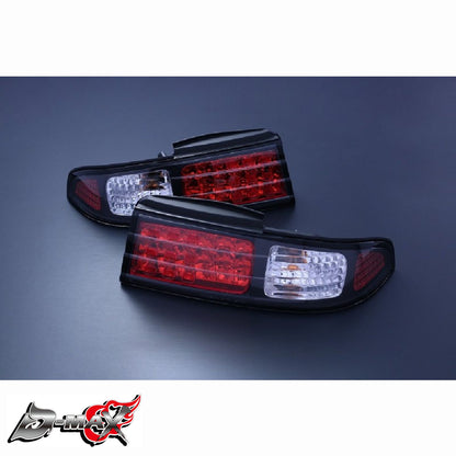 S14 LED Tail Light Set - Black