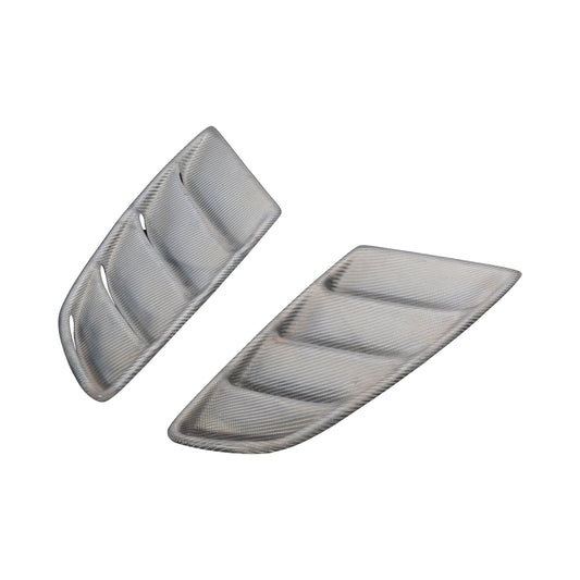 [Silver Carbon] Bonnet Ducts [Type SS] - Universal