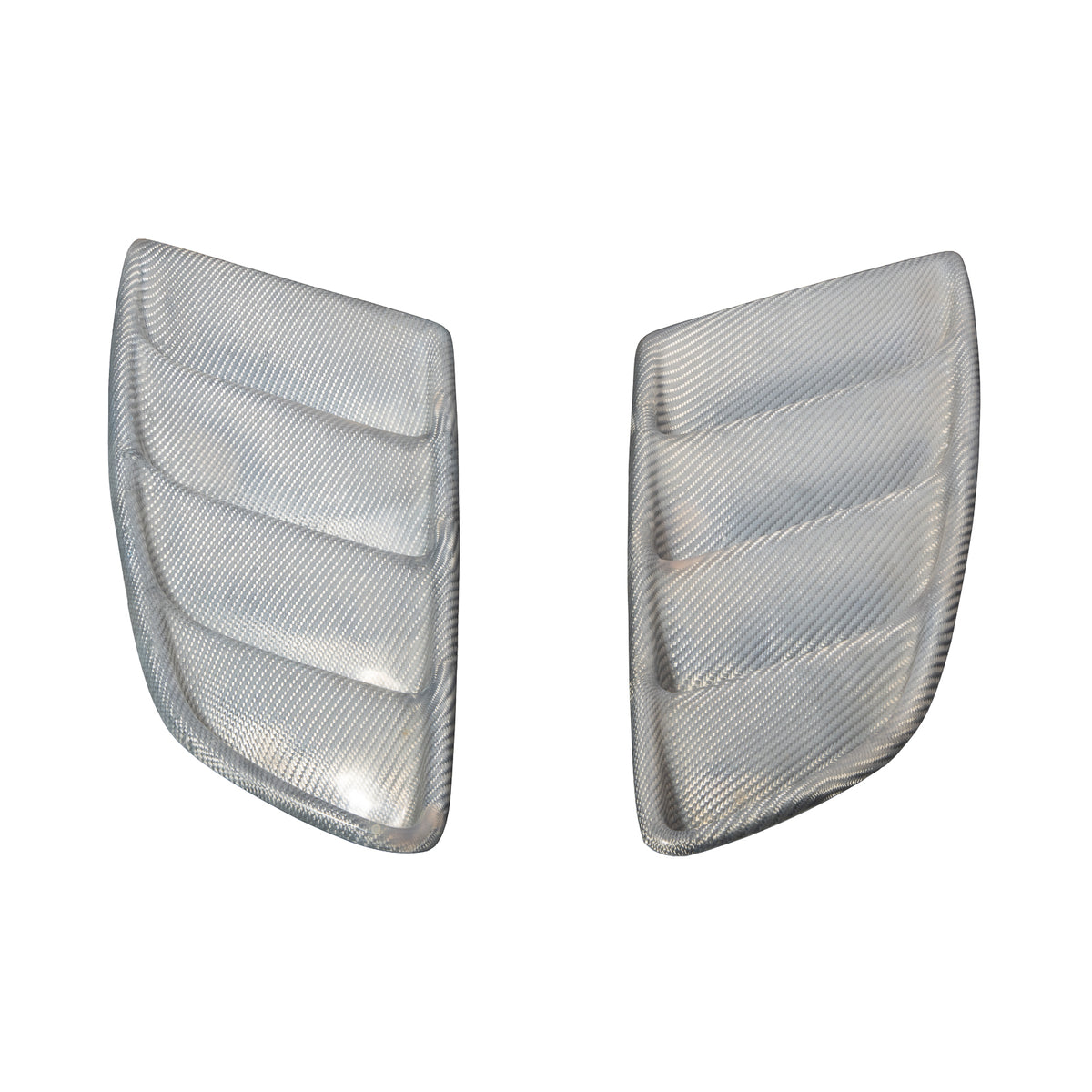 [Silver Carbon] Bonnet Ducts [Type SS] - Universal