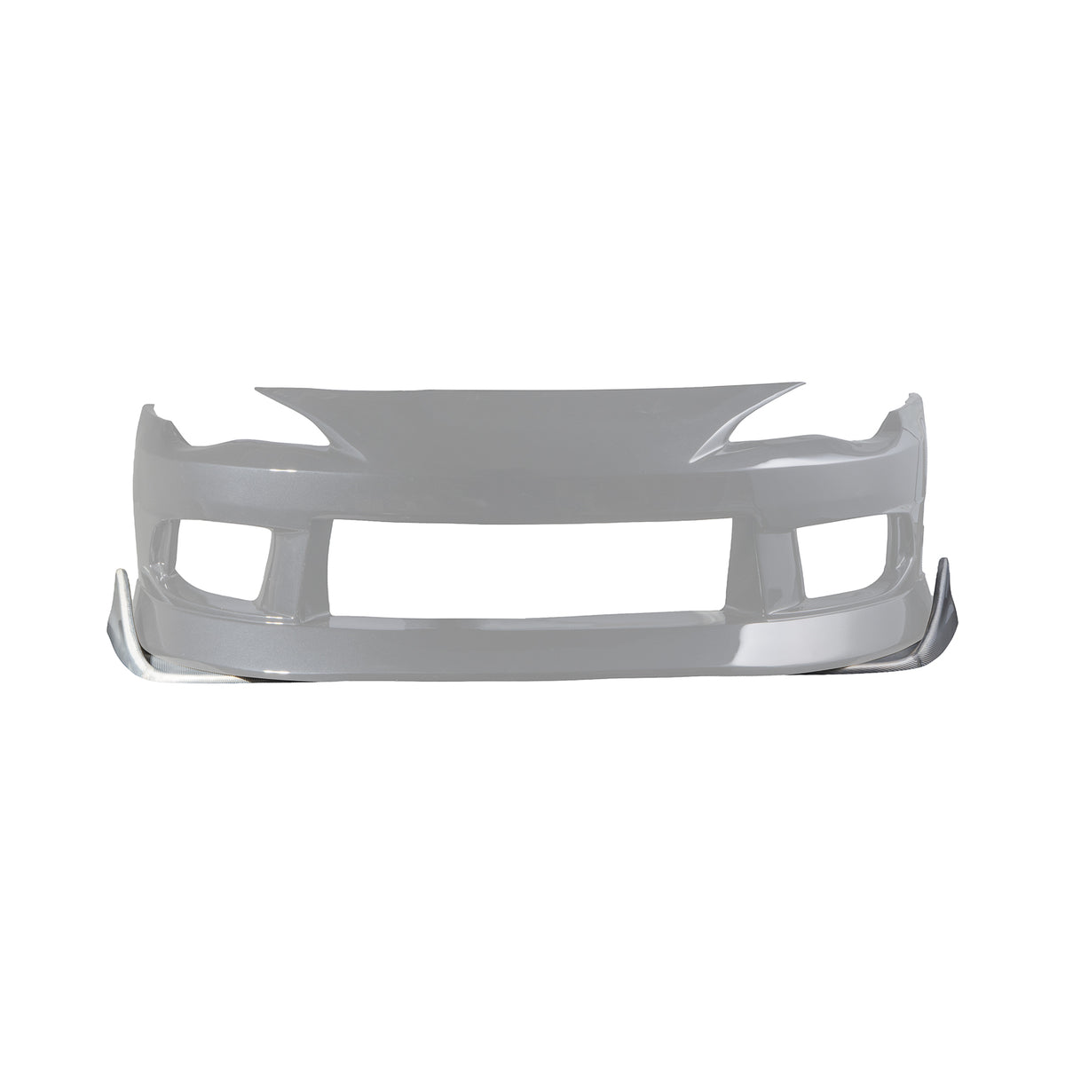 [Silver Carbon] Front Under Canard [L Size] - Universal