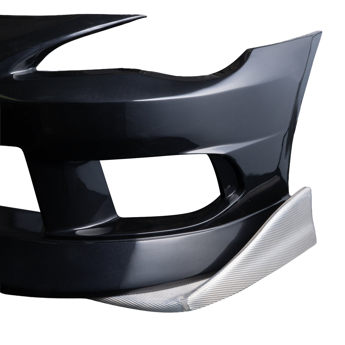 [Silver Carbon] Front Under Canard [L Size] - Universal