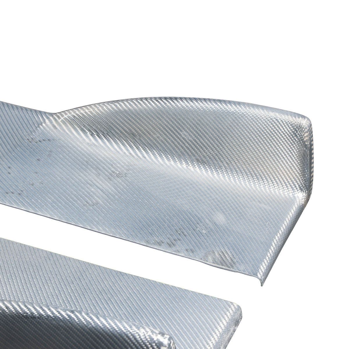 [Silver Carbon] Side Skirt Splitter [Universal] - 1750mm