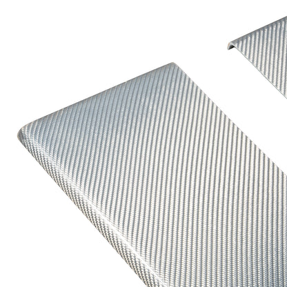 [Silver Carbon] Side Skirt Splitter [Universal] - 1750mm