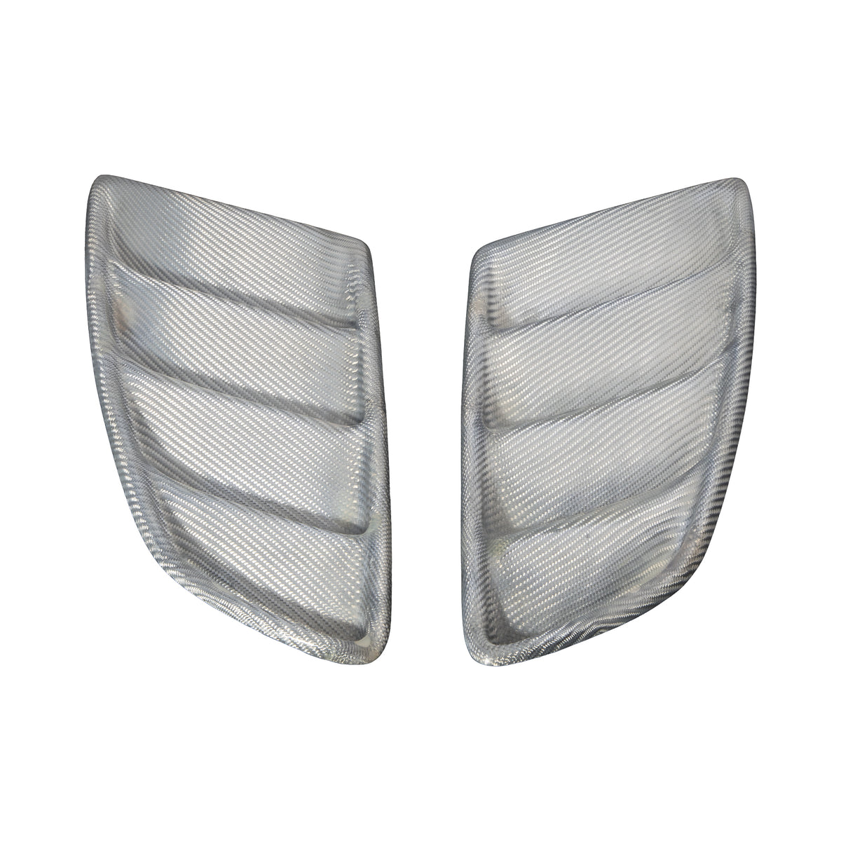 [Silver Carbon] Bonnet Ducts [Type SS] - Universal