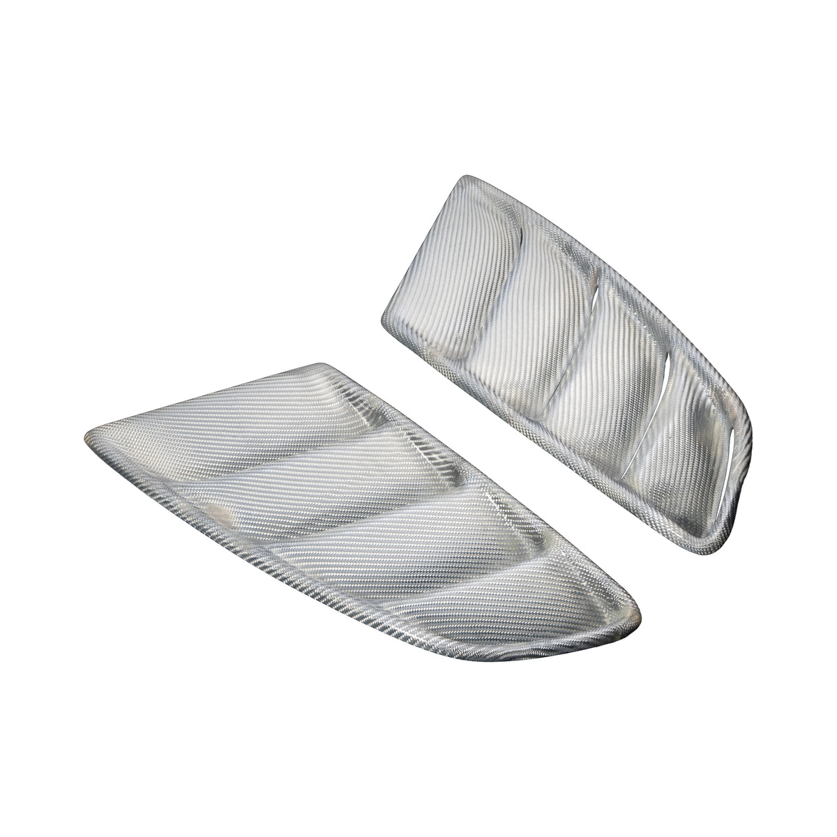 [Silver Carbon] Bonnet Ducts [Type SS] - Universal