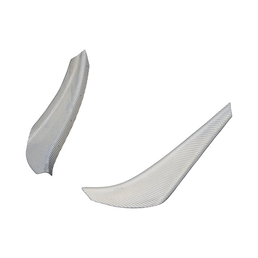 [Silver Carbon] Front Bumper Canard [EX] - Universal