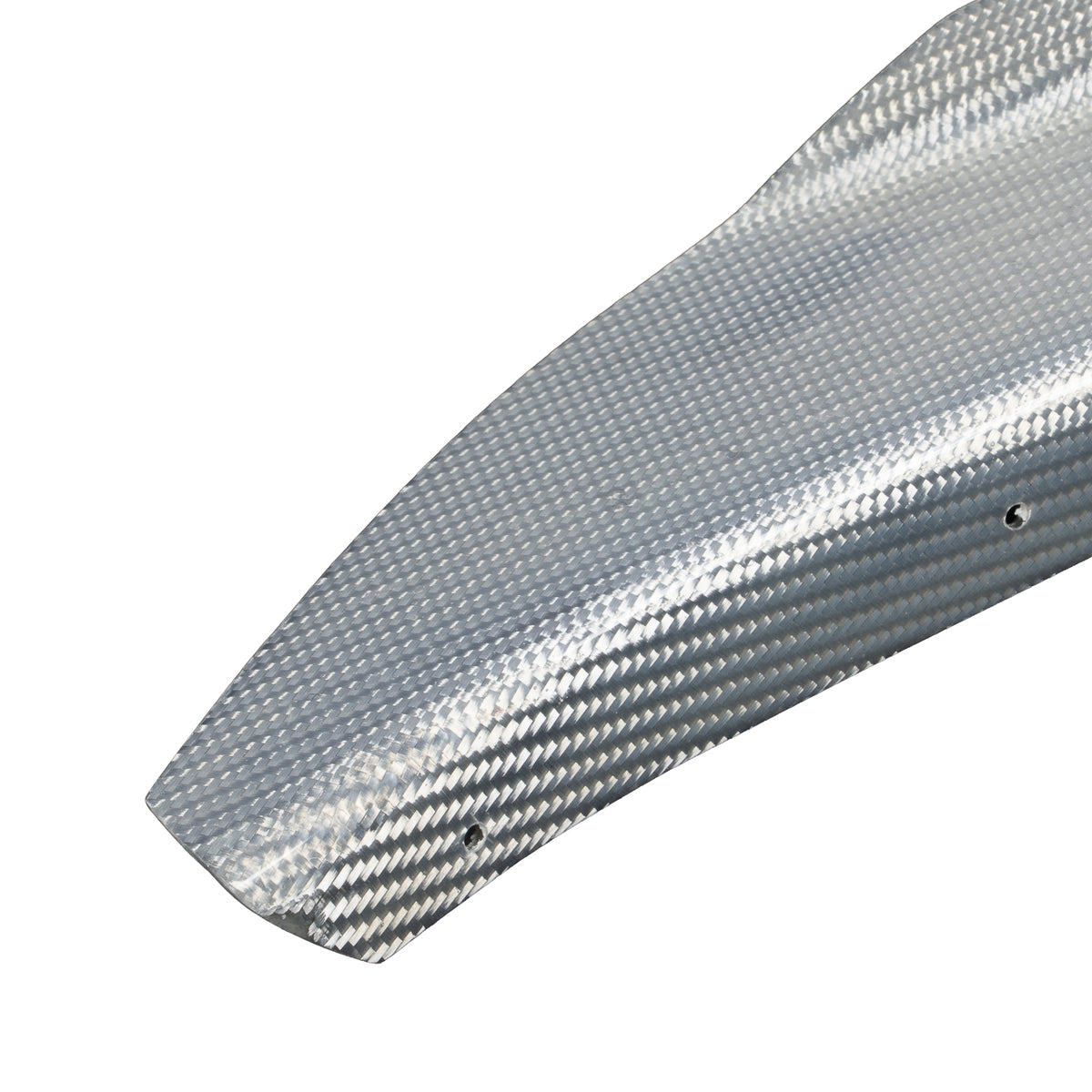 [Silver Carbon] Front Bumper Canard [EX] - Universal