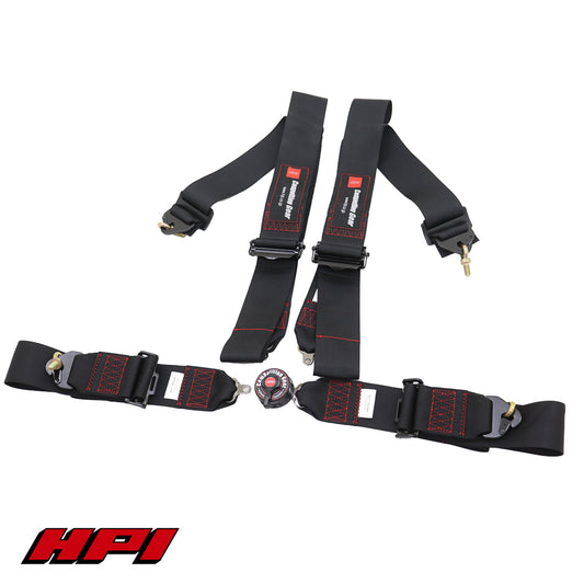 FIA 4 Point Racing Harness - Black