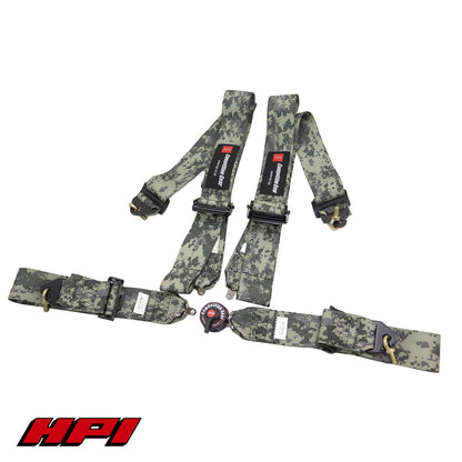 FIA 4 Point Racing Harness - Desert Camouflage