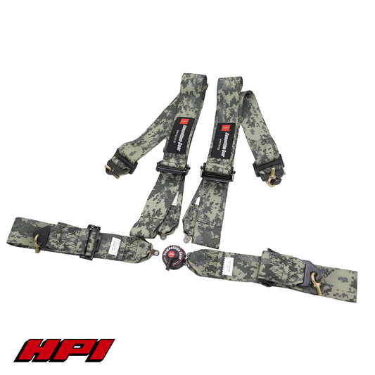 FIA 4 Point Racing Harness - Desert Camouflage