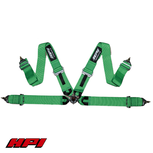 FIA 4 Point Racing Harness - Green