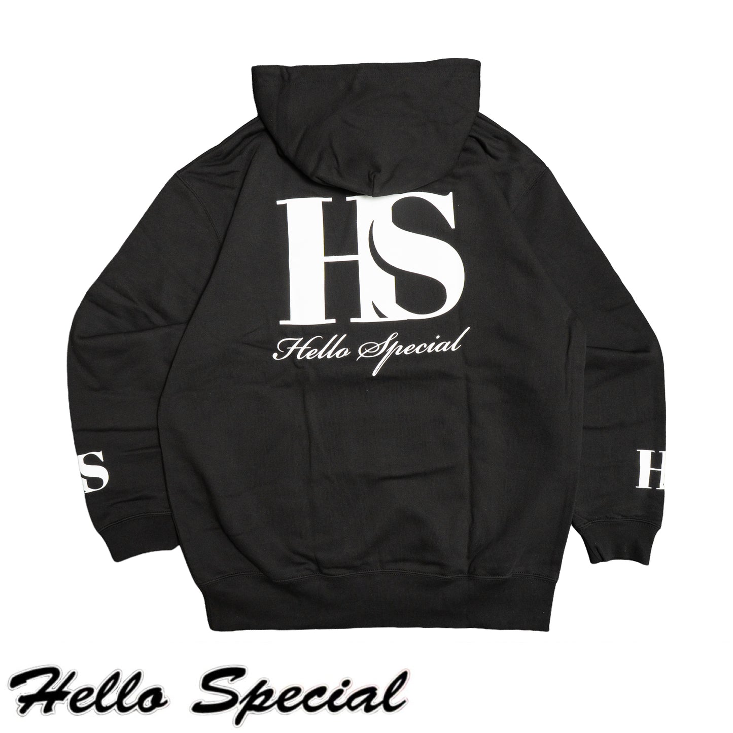 Bunny Hoodie No.2 - Black/White