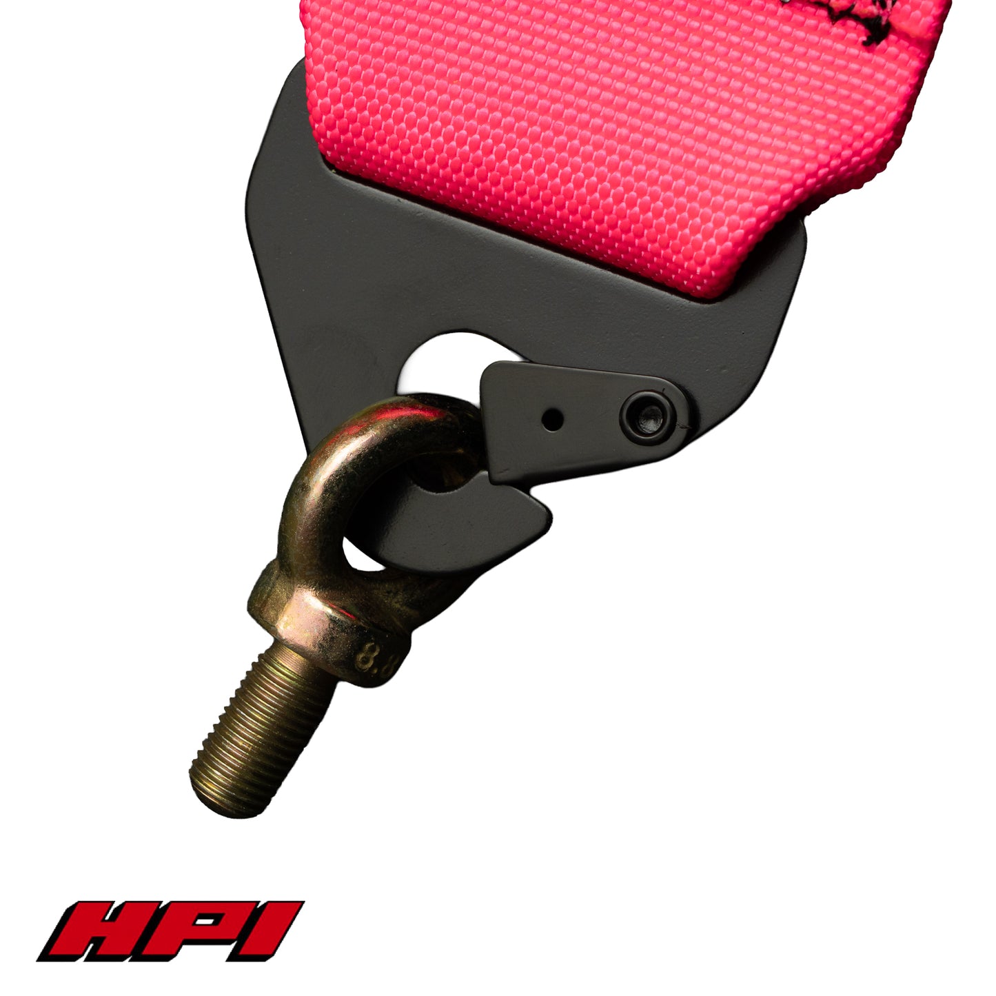 FIA 4点式レーシングハーネス - 蛍光ピンク