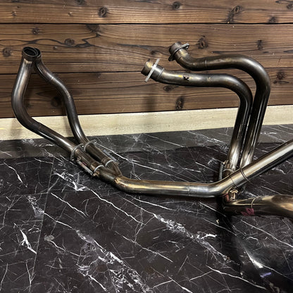 JHA L/R Twin Exit Full Stainless Exhaust System - VFR400/RVF400 (NC30/NC35)