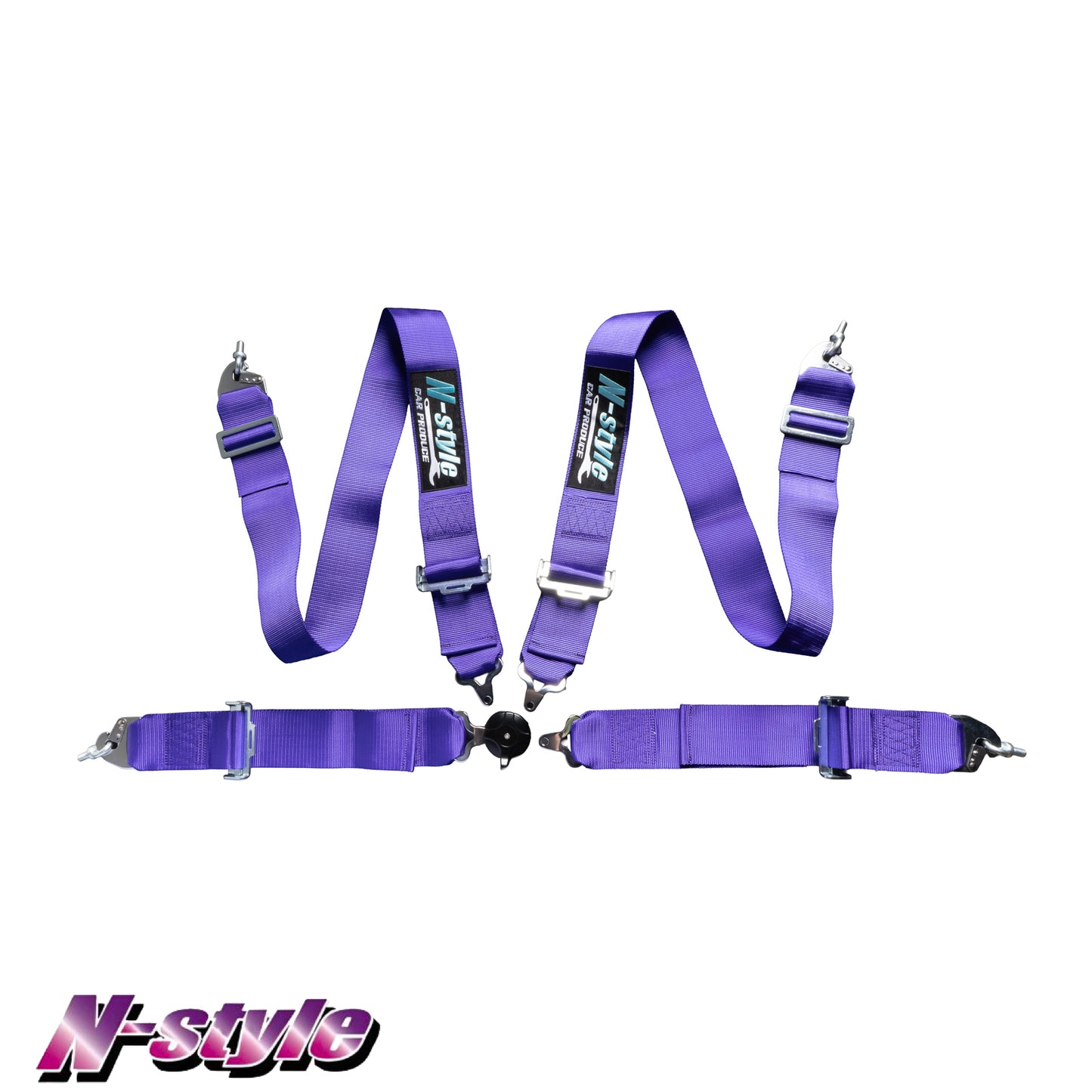 [NEW] N-STYLE 4-Point Racing Harness - Purple