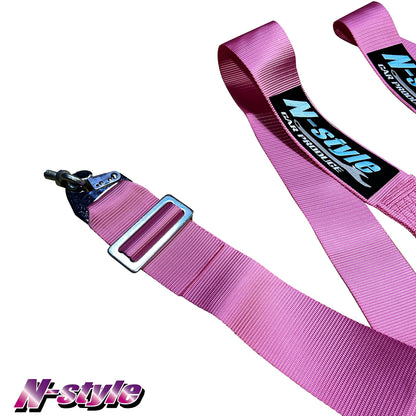 [NEW] N-STYLE 4-Point Racing Harness - Pink