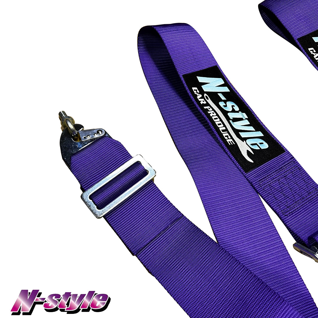 [NEW] N-STYLE 4-Point Racing Harness - Purple