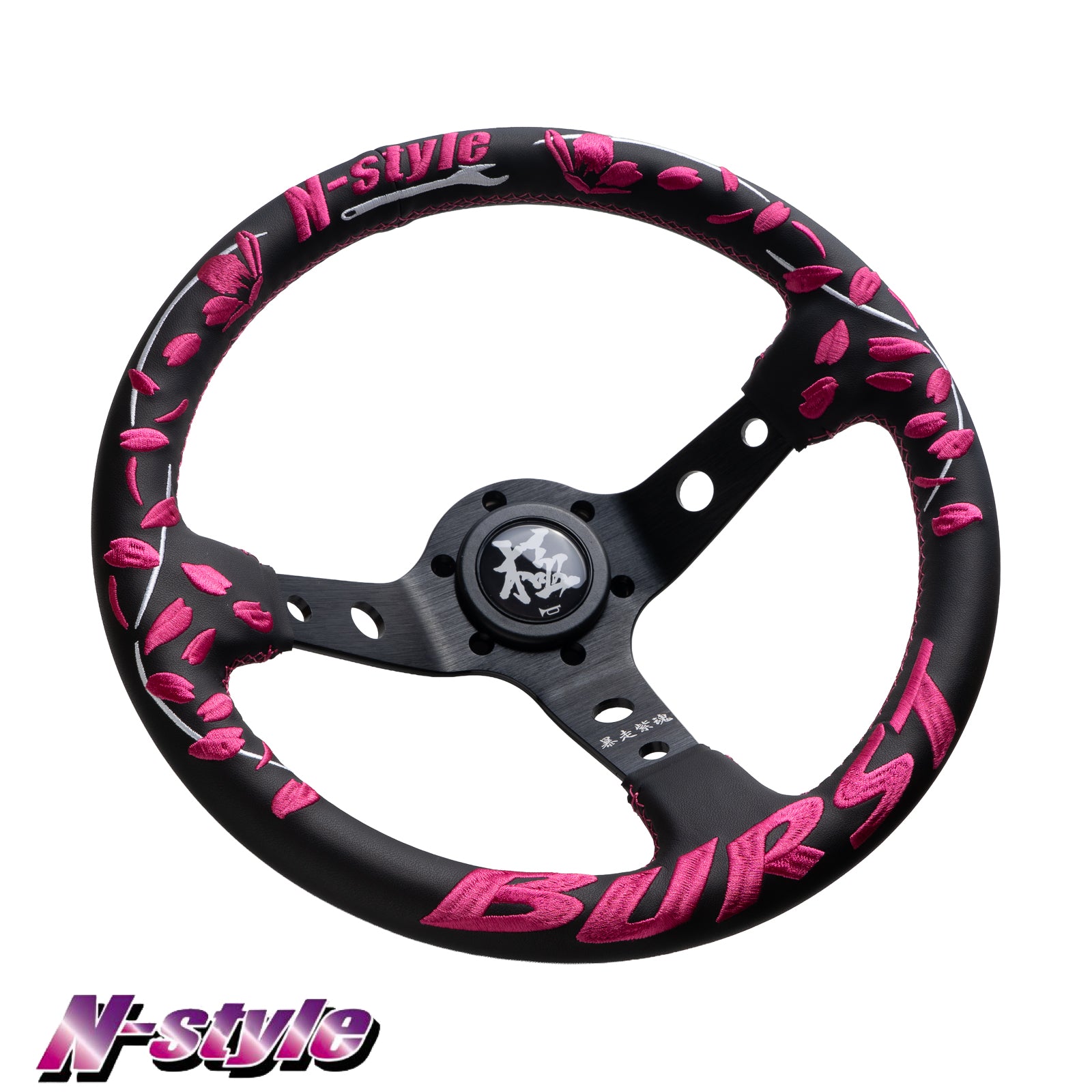KIWAMI ステアリング N-style極 カー用品 カーパーツ ハンドル N-STYLE KIWAMI ステアリングホイール（エンブレム入り） – E.K Motors