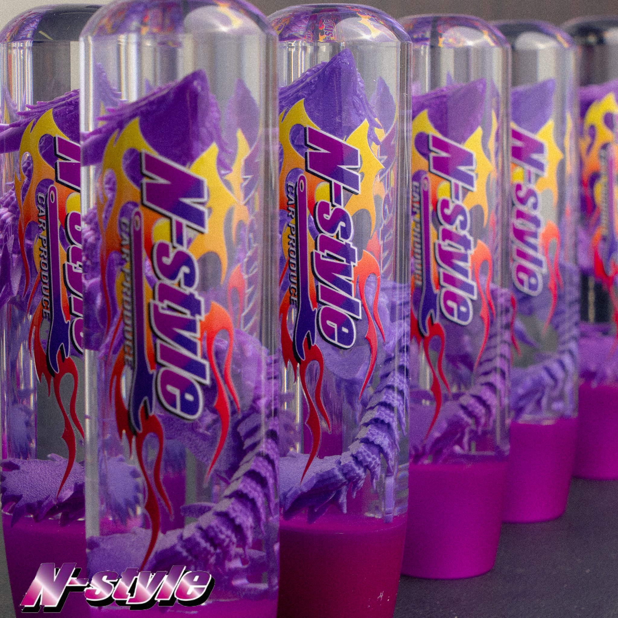 N-STYLE [GOKURYU] Dragon Shift Knob - Red/Purple – E.K Motors
