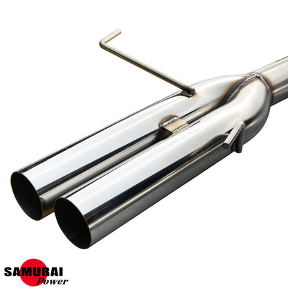 デュアルブラストパイプ キャットバックエキゾースト - シルビア S14