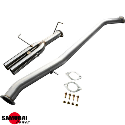 デュアルブラストパイプ キャットバックエキゾースト - シルビア S14