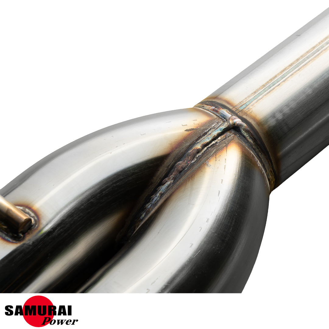 デュアルブラストパイプ キャットバックエキゾースト - シルビア S14