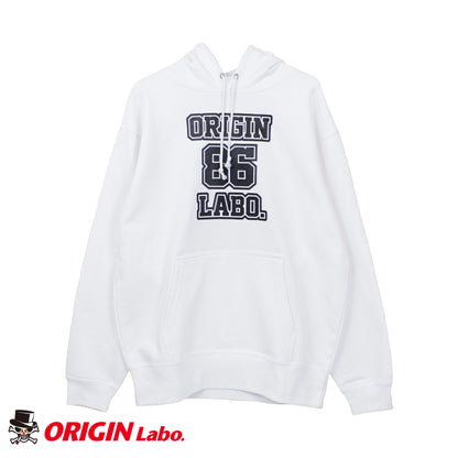 「86」プルオーバーフーディー