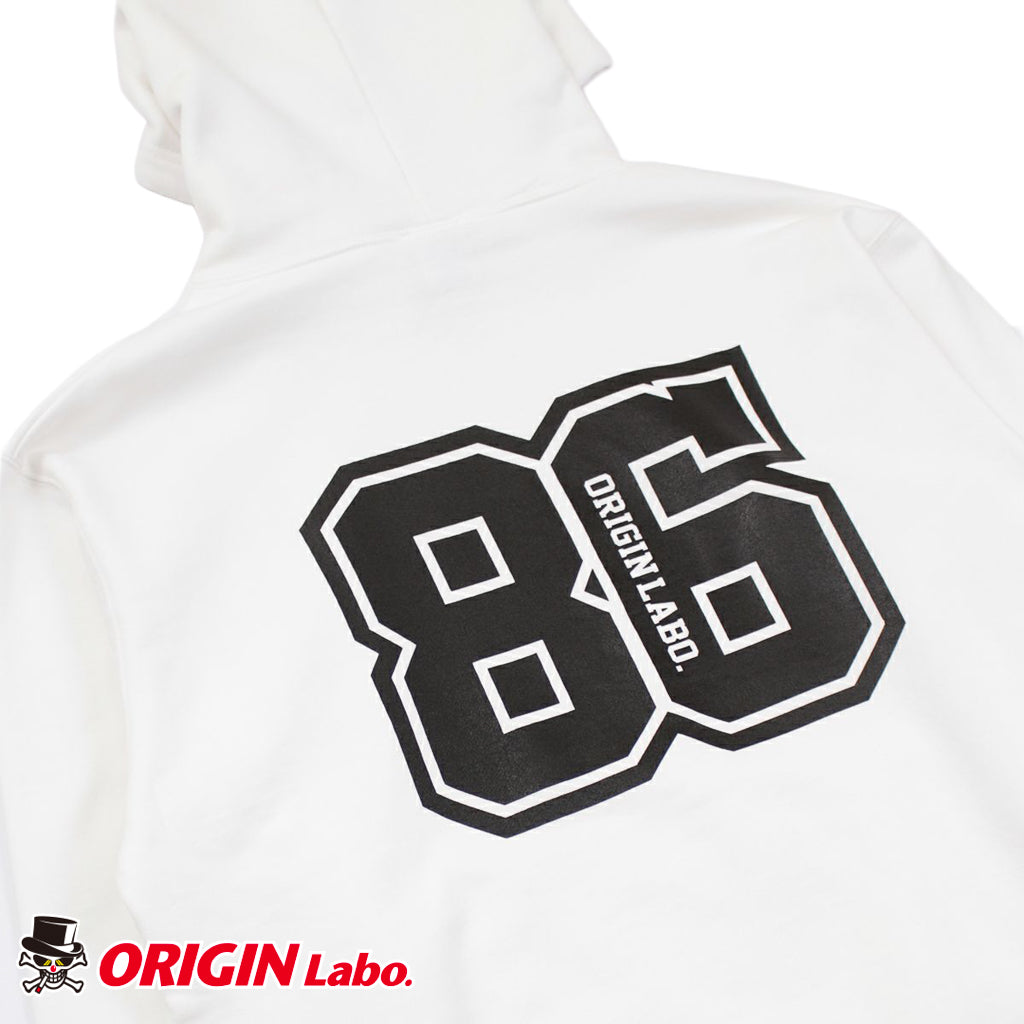 「86」プルオーバーフーディー