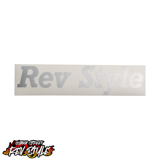 Rev Style Sticker [M] - Silver