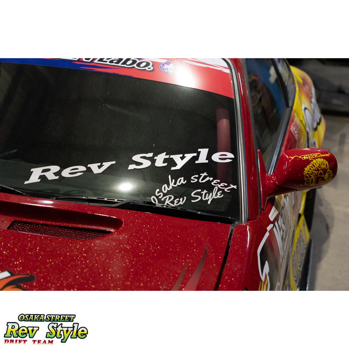 ダイカットクラシックステッカー - ホワイト