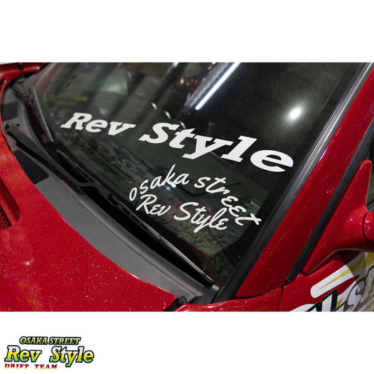Revスタイルのフロントガラスステッカー