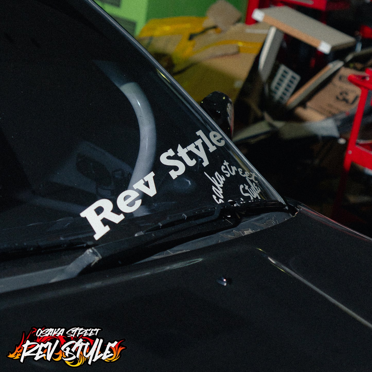 Revスタイル ウィンドシールドステッカー 【ダイカット】