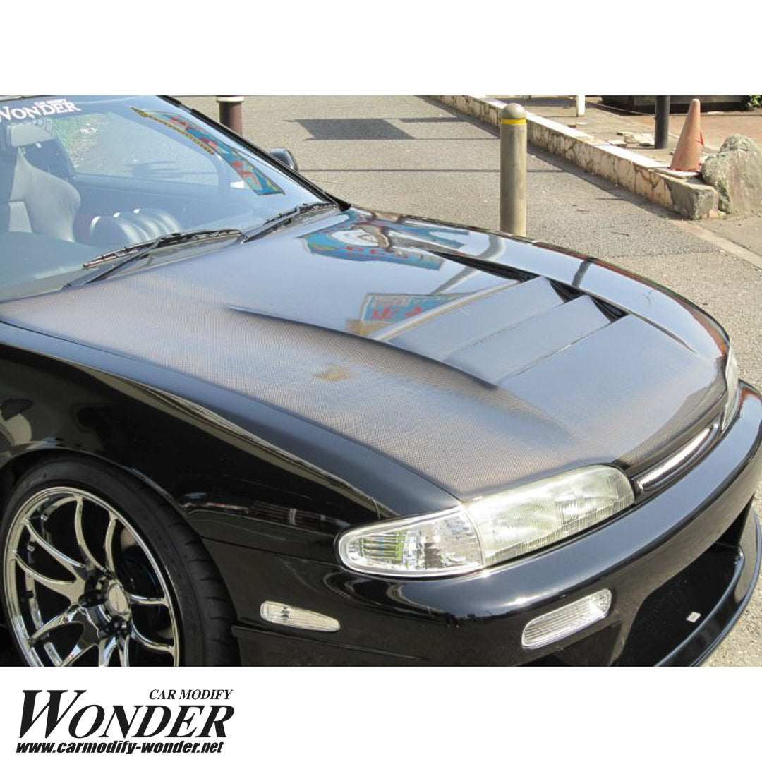 CAR MODIFY WONDER [GLARE] トリプルダクトボンネット - S14 前期