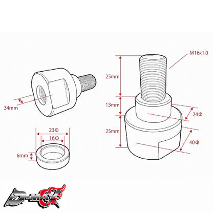 D1SPEC "Angle Up" Steering Rack Adapter - Silvia/Skyline/Laurel/Cefiro