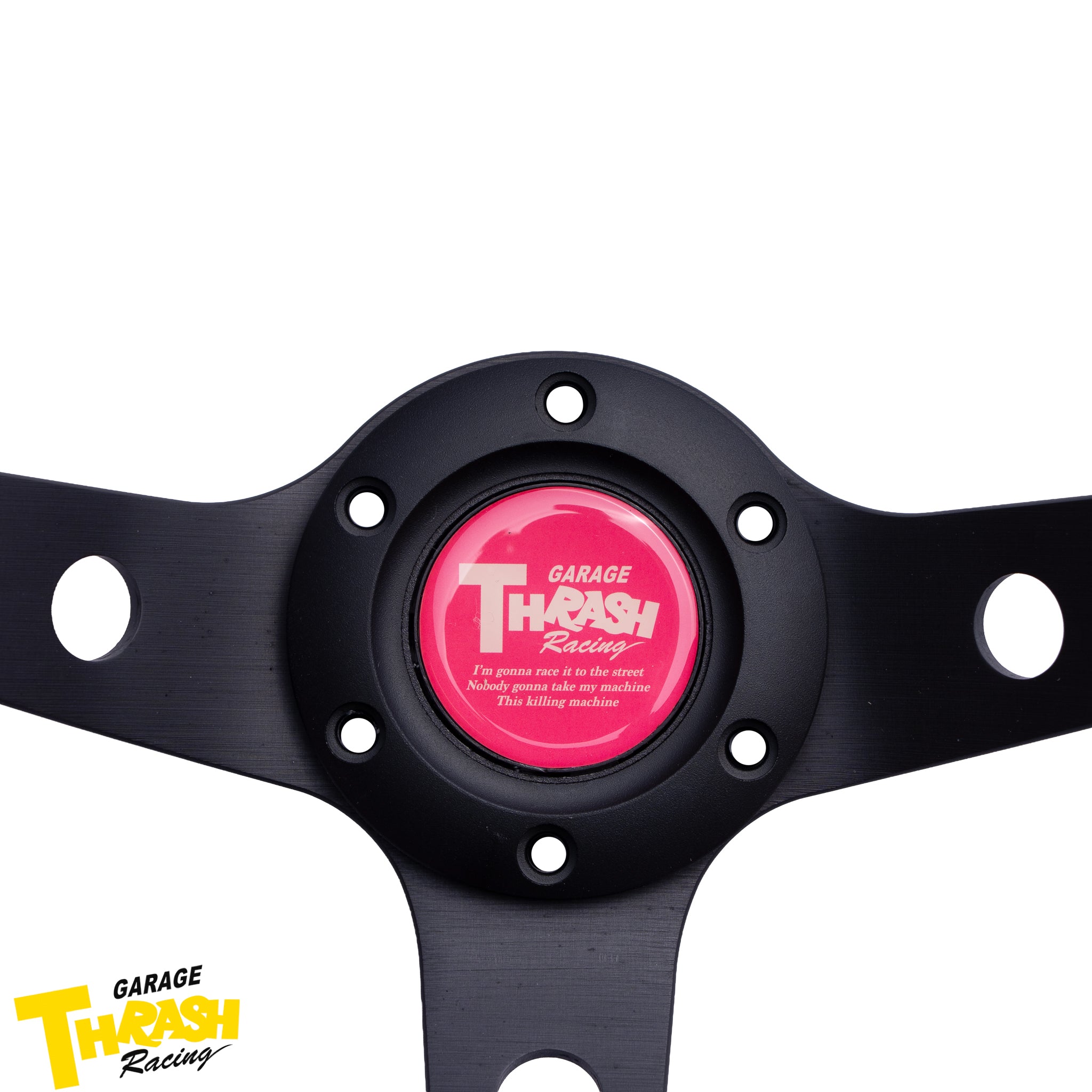 THRASH Racing [LOVE THE WORLD] 330MM Deep Dish Steering Wheel