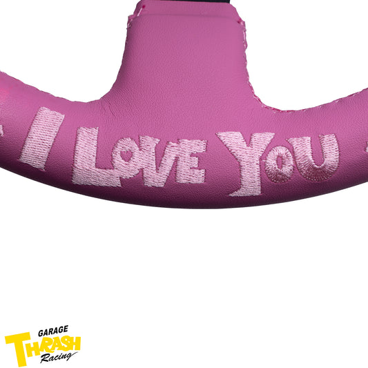 THRASH RACING I LOVE YOU 330MM ディープディッシュ レーシングハンドル