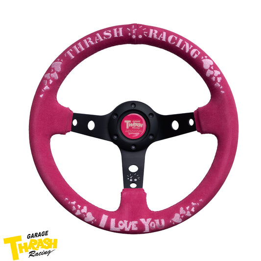 THRASH RACING I LOVE YOU 330MM ディープディッシュ レーシングハンドル